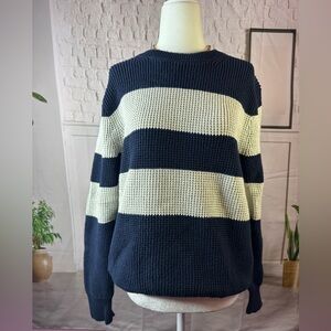 J. Crew Dark Knit Sweater size med